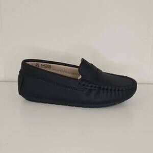 NEW 1936 women's elisa driving penny loafer moccasin in black gum leather